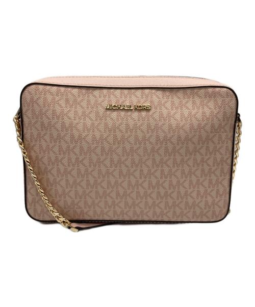 MICHAEL KORS（マイケルコース）MICHAEL KORS (マイケルコース) チェーンショルダーバッグ ピンクの古着・服飾アイテム