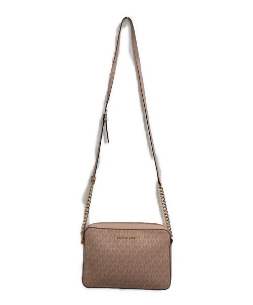 MICHAEL KORS（マイケルコース）MICHAEL KORS (マイケルコース) チェーンショルダーバッグ ピンクの古着・服飾アイテム