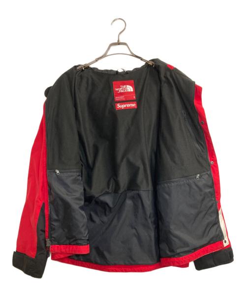 THE NORTH FACE（ザ ノース フェイス）THE NORTH FACE (ザ ノース フェイス) SUPREME (シュプリーム) 20FW S Logo Mountain Jacket ブラック×レッド サイズ:Ⅼの古着・服飾アイテム