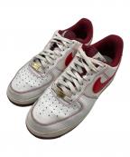NIKEナイキ）の古着「AIR FORCE 1 07/ローカットスニーカー」｜レッド×ホワイト