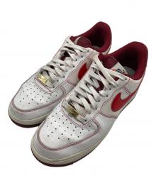 NIKE（ナイキ）の古着「AIR FORCE 1 07/ローカットスニーカー」｜レッド×ホワイト