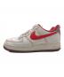 NIKE (ナイキ) AIR FORCE 1 07/ローカットスニーカー レッド×ホワイト サイズ:US8：6000円