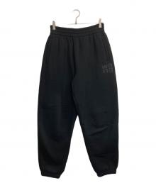 ALEXANDER WANG（アレキサンダー・ワン）の古着「Embossed Logo Sweatpants」｜ブラック