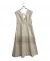 LANVIN en Bleu (ランバンオンブルー) ハンドカットジャガードワンピース アイボリー サイズ:38 未使用品：10000円