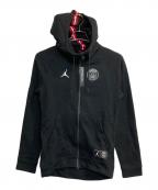 Paris Saint-Germain×JORDANパリサンジェルマン×ジョーダン）の古着「ジップパーカー」｜ブラック