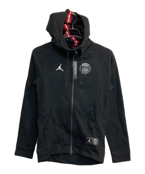 Paris Saint-Germain（パリサンジェルマン）PARIS SAINT-GERMAIN (パリサンジェルマン) JORDAN (ジョーダン) ジップパーカー ブラック サイズ:Sの古着・服飾アイテム