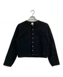 ORCIVAL（オーシバル）の古着「フリースカーディガン」｜ブラック
