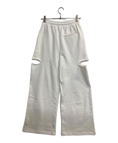 JOSE MOON（ジョゼムーン）JOSE MOON (ジョゼムーン) SIDE SLIT SWEAT PANTS/サイドスリットスウェットパンツ ホワイト サイズ:ＦＲＥＥの古着・服飾アイテム