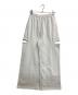 JOSE MOON（ジョゼムーン）の古着「SIDE SLIT SWEAT PANTS/サイドスリットスウェットパンツ」｜ホワイト