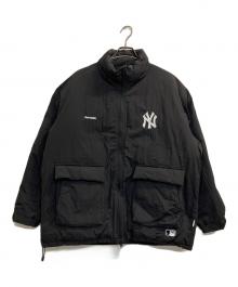 PERUSHU×MLB（ペルーシュ×エムエルビー）の古着「中綿ナイロンジャケット」｜ブラック