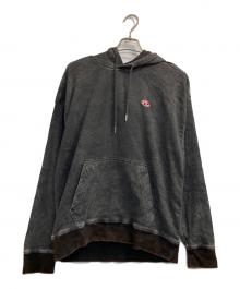 DIESEL（ディーゼル）の古着「D-UM-RIB-ME/プルオーバーパーカー」｜グレー