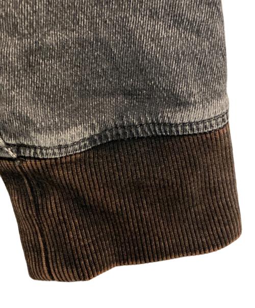 DIESEL（ディーゼル）DIESEL (ディーゼル) D-UM-RIB-ME/プルオーバーパーカー グレー サイズ:Ｍの古着・服飾アイテム