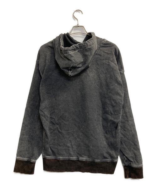DIESEL（ディーゼル）DIESEL (ディーゼル) D-UM-RIB-ME/プルオーバーパーカー グレー サイズ:Ｍの古着・服飾アイテム