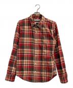 REMI RELIEFレミレリーフ）の古着「チェックシャツ」｜レッド×ブラウン