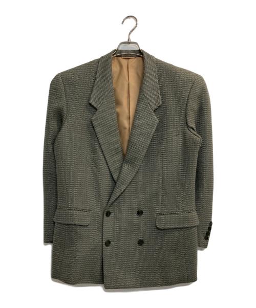 Christian Dior MONSIEUR（クリスチャンディオールムッシュ）Christian Dior MONSIEUR (クリスチャンディオールムッシュ) オールドダブルツイードジャケット グレー サイズ:A6の古着・服飾アイテム