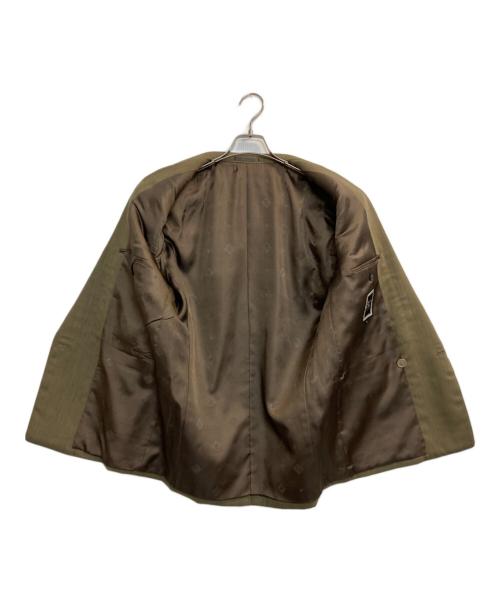 Christian Dior MONSIEUR（クリスチャンディオールムッシュ）Christian Dior MONSIEUR (クリスチャンディオールムッシュ) オールドダブルテーラードジャケット グリーン サイズ:Ⅼの古着・服飾アイテム