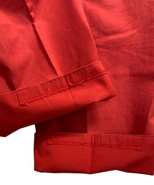 LACOSTE（ラコステ）LACOSTE (ラコステ) ２タックスラックス レッド サイズ:6の古着・服飾アイテム