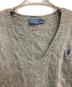 中古・古着 POLO RALPH LAUREN (ポロ・ラルフローレン) カシミヤ混ケーブルニット グレー サイズ:XS：4000円