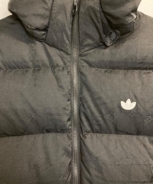 adidas（アディダス）adidas (アディダス) Rekive Down Regen Hooded Puffer Jacket ブラック サイズ:-の古着・服飾アイテム