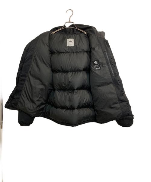 adidas（アディダス）adidas (アディダス) Rekive Down Regen Hooded Puffer Jacket ブラック サイズ:-の古着・服飾アイテム