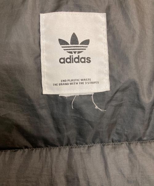 adidas（アディダス）adidas (アディダス) Rekive Down Regen Hooded Puffer Jacket ブラック サイズ:-の古着・服飾アイテム