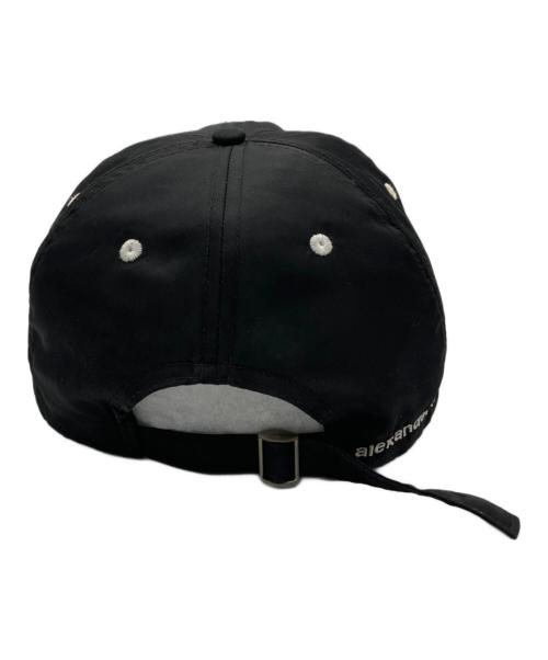 ALEXANDER WANG（アレキサンダー・ワン）ALEXANDER WANG (アレキサンダー・ワン) aロゴナイロンキャップ ブラックの古着・服飾アイテム