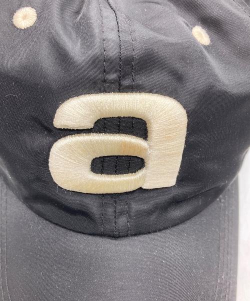 ALEXANDER WANG（アレキサンダー・ワン）ALEXANDER WANG (アレキサンダー・ワン) aロゴナイロンキャップ ブラックの古着・服飾アイテム