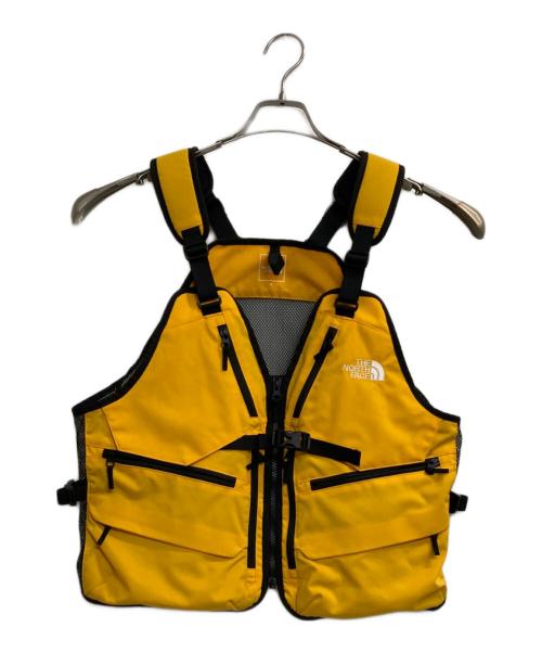 THE NORTH FACE（ザ ノース フェイス）THE NORTH FACE (ザ ノース フェイス) Gear Mesh Vest/ギアメッシュベスト ブラック×イエロー サイズ:Mの古着・服飾アイテム