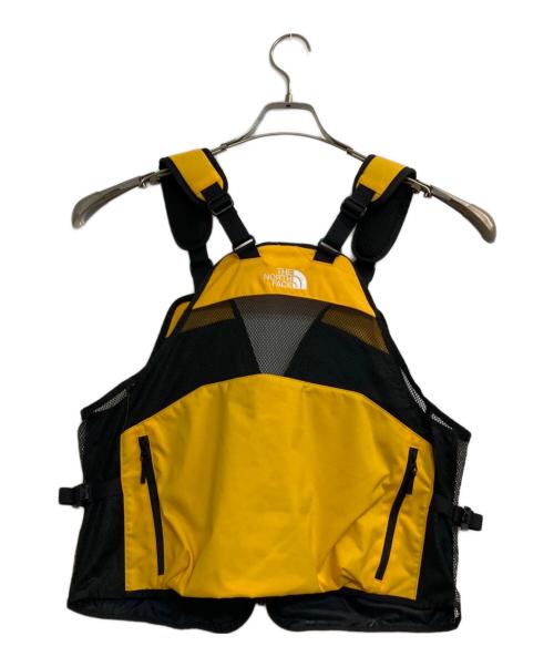 THE NORTH FACE（ザ ノース フェイス）THE NORTH FACE (ザ ノース フェイス) Gear Mesh Vest/ギアメッシュベスト ブラック×イエロー サイズ:Mの古着・服飾アイテム