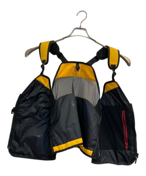 THE NORTH FACE（ザ ノース フェイス）THE NORTH FACE (ザ ノース フェイス) Gear Mesh Vest/ギアメッシュベスト ブラック×イエロー サイズ:Mの古着・服飾アイテム