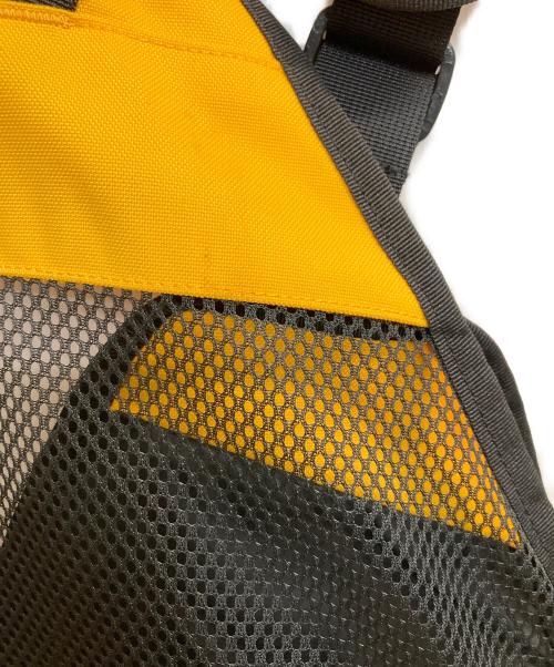 THE NORTH FACE（ザ ノース フェイス）THE NORTH FACE (ザ ノース フェイス) Gear Mesh Vest/ギアメッシュベスト ブラック×イエロー サイズ:Mの古着・服飾アイテム
