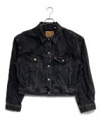 LEVI'S PReMIUMリーバイス プレミアム）の古着「「SHRUNKEN 90S トラッカージャケット」｜ブラック