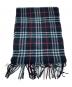Burberry's (バーバリーズ) タータンチェックマフラー ブラック：6000円