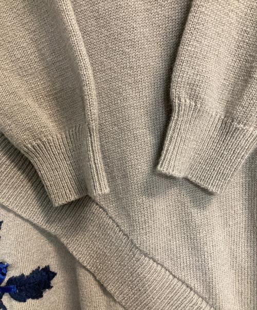 BEARDSLEY（ビアズリー）BEARDSLEY (ビアズリー) リボン刺繍チュニック ブラウン サイズ:Ｆの古着・服飾アイテム