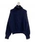MARITHE+FRANCOIS GIRBAUD (マリテフランソワジルボー) ハーフジップニット ネイビー サイズ:OS(One Size)：5000円