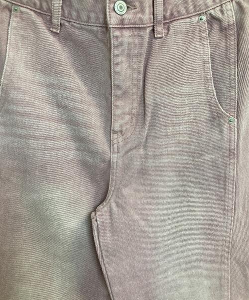 YENN（イエン）YENN (イエン) KNEE TUCK DENIM PT ピンク サイズ:40 未使用品の古着・服飾アイテム