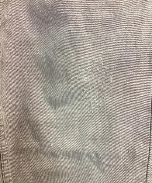 YENN（イエン）YENN (イエン) ダメージ加工タックデニムカラーパンツ ピンク サイズ:36 未使用品の古着・服飾アイテム