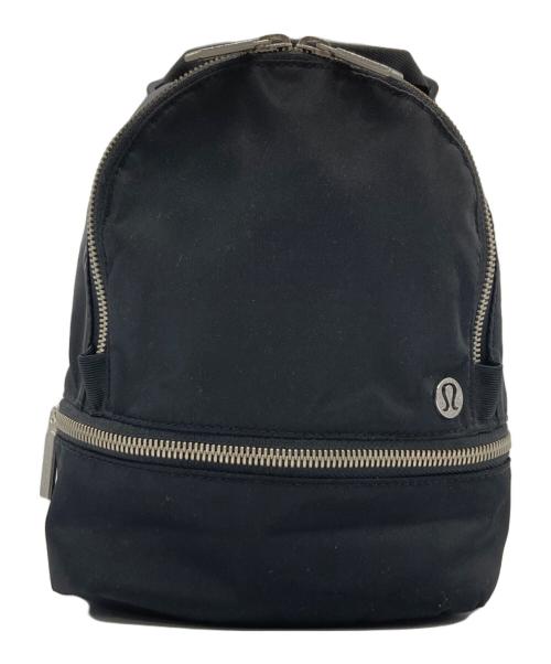 lululemon athletica（ルルレモン アスレティカ）lululemon athletica (ルルレモン アスレティカ) ミニナイロンバックパック ブラックの古着・服飾アイテム