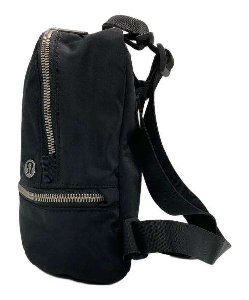 lululemon athletica（ルルレモン アスレティカ）lululemon athletica (ルルレモン アスレティカ) ミニナイロンバックパック ブラックの古着・服飾アイテム