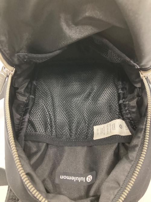 lululemon athletica（ルルレモン アスレティカ）lululemon athletica (ルルレモン アスレティカ) ミニナイロンバックパック ブラックの古着・服飾アイテム