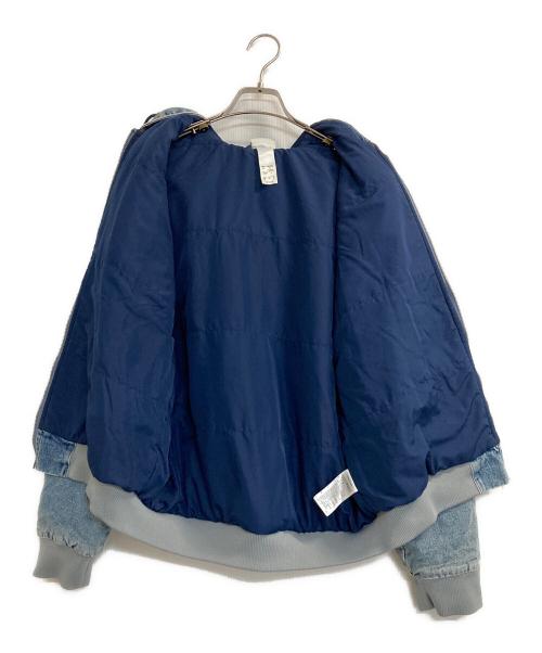 adidas（アディダス）adidas (アディダス) デニム パデッド ジャケット インディゴ サイズ:Lの古着・服飾アイテム