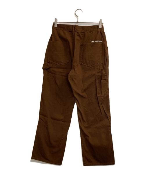 X-LARGE（エクストララージ）X-LARGE (エクストララージ) EMBROIDERY PAINTER PANTS ブラウン サイズ:76㎝（Ｗ30）の古着・服飾アイテム