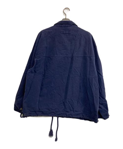 Abercrombie & Fitch（アバクロンビー アンド フィッチ）Abercrombie & Fitch (アバクロンビー アンド フィッチ) ハーフジップダックアノラックプルオーバー ブルー サイズ:ＸＬの古着・服飾アイテム