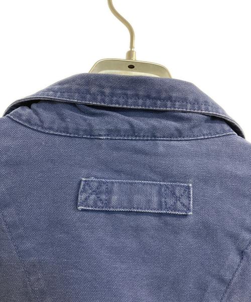 Abercrombie & Fitch（アバクロンビー アンド フィッチ）Abercrombie & Fitch (アバクロンビー アンド フィッチ) ハーフジップダックアノラックプルオーバー ブルー サイズ:ＸＬの古着・服飾アイテム