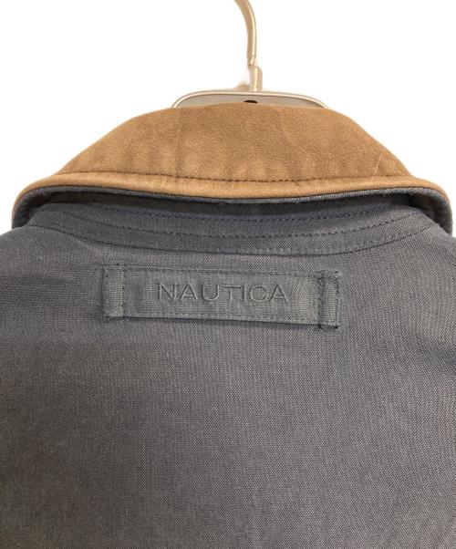 NAUTICA（ノーティカ）NAUTICA (ノーティカ) 襟レザーカバーオール ネイビー サイズ:Ｓの古着・服飾アイテム