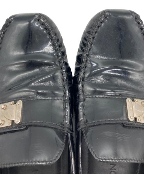 LOUIS VUITTON（ルイ ヴィトン）LOUIS VUITTON (ルイ ヴィトン) パテントレザードライビングシューズ ブラック サイズ:39の古着・服飾アイテム