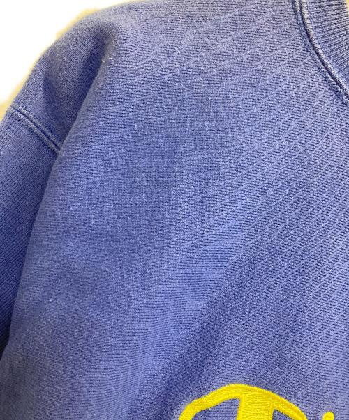Champion REVERSE WEAVE（チャンピオン リバース ウィーブ）Champion REVERSE WEAVE (チャンピオン リバース ウィーブ) クルーネックスウェット ブルー×イエロー サイズ:ＸＬの古着・服飾アイテム