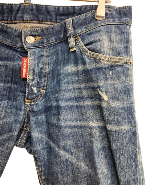 DSQUARED2（ディースクエアード）DSQUARED2 (ディースクエアード) Crotch Jeans インディゴ サイズ:48の古着・服飾アイテム