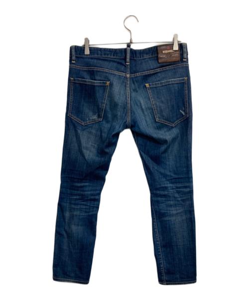 DSQUARED2（ディースクエアード）DSQUARED2 (ディースクエアード) Crotch Jeans インディゴ サイズ:48の古着・服飾アイテム