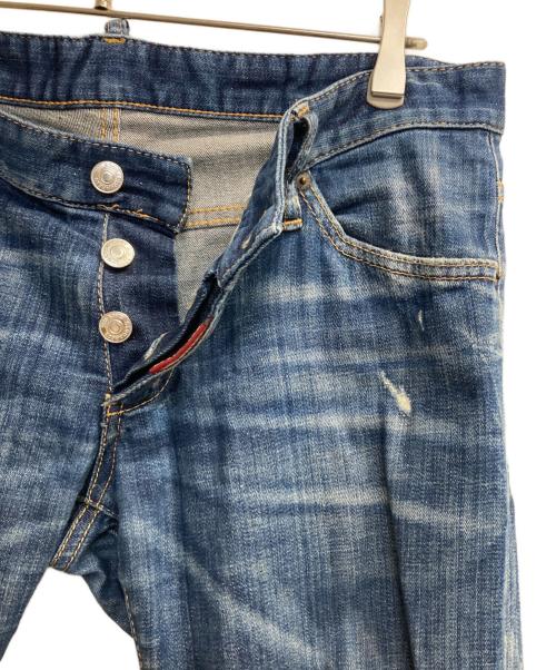 DSQUARED2（ディースクエアード）DSQUARED2 (ディースクエアード) Crotch Jeans インディゴ サイズ:48の古着・服飾アイテム